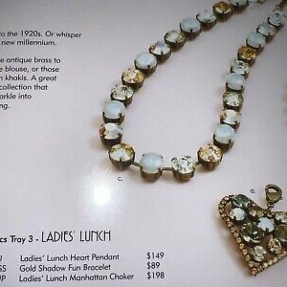 Sabika Retired Classics Vol. 3 Ladies Lunch Manhattan Choker - Picture 6 of 6